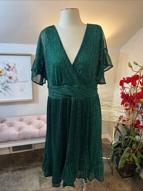lilly pulitzer winni midi dress $188 NWT LILLY PULITZER Sz2XS WINNI SPAGHETTI STRAPS RUFFLED MIDI DRESS MALDIVES